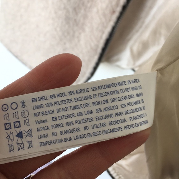 Wool cardigan / blazer / coat - Picture 4 of 4